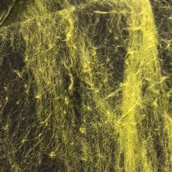 Linea Domani jacket blaszer fuzzy Wool blend lined front buttons Large - Picture 11 of 11